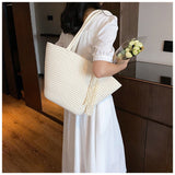 shoulder tote bag beach handbag woven bag HZ1024