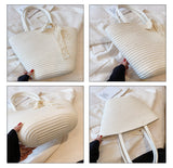 shoulder tote bag beach handbag woven bag HZ1024