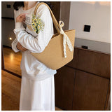 shoulder tote bag beach handbag woven bag HZ1024