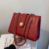 large capacity chain shoulder messenger bag HZ1024