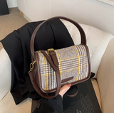Retro Plaid Crossbody Pillow Bag Tote Bag HZ1024