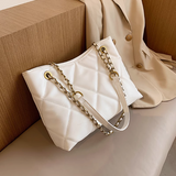 chain large capacity commuter shoulder bag HZ1024