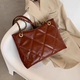 chain large capacity commuter shoulder bag HZ1024