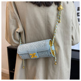 color chain crossbody bag shoulder bucket bag HZ1024