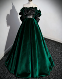 Off Shoulder Velvet Lace Burgundy Long Prom Dress, Burgundy Long Formal Dress HZ1024