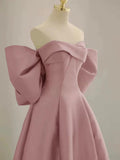 Sweetheart Neck Satin Burgundy Long Prom Dress, Burgundy Long Formal Dress HZ1024