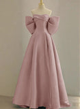 Sweetheart Neck Satin Burgundy Long Prom Dress, Burgundy Long Formal Dress HZ1024