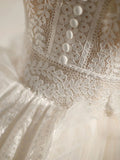 v neck tulle lace short prom dress lace cocktail dress HZ1024