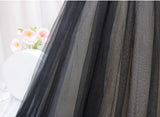 Black Tulle Lace Long Prom Dresses, Black Long Evening Dresses HZ1024