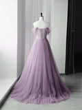Green Tulle Long Prom Dresses, Green Formal Evening Dresses HZ1024