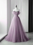 Green Tulle Long Prom Dresses, Green Formal Evening Dresses HZ1024
