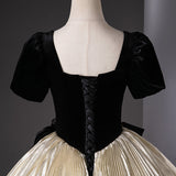 Champagne Long Prom Dress, Champagne Sweet 16 Dress HZ1024