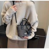 shoulder crossbody bag portable bucket bag HZ1024