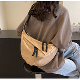 versatile nylon cloth crescent bag HZ1024