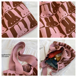 capacity woolen knitted handbag HZ1024