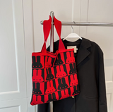 capacity woolen knitted handbag HZ1024