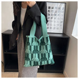 capacity woolen knitted handbag HZ1024