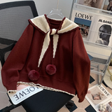 Christmas atmosphere shawl knitted sweater HZ1024