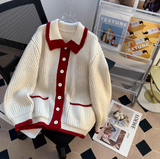 Collar Cardigan Sweater HZ1024