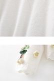 3D Flower Long Sleeve Cardigan Sweater HZ1024