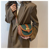 contrast color saddle bag HZ1024