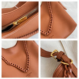 soft leather commuter shoulder tote bag crossbody bag HZ1024