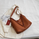soft leather commuter shoulder tote bag crossbody bag HZ1024