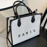 Capacity Canvas Crossbody Handbag Tote Bag HZ1024