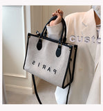Capacity Canvas Crossbody Handbag Tote Bag HZ1024