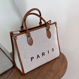 Capacity Canvas Crossbody Handbag Tote Bag HZ1024