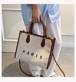 Capacity Canvas Crossbody Handbag Tote Bag HZ1024