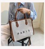 Capacity Canvas Crossbody Handbag Tote Bag HZ1024