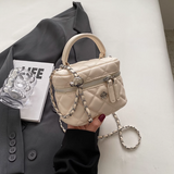 Embroidery Mini Chain Crossbody Bag Single Shoulder Square Bag HZ1024