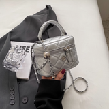 Embroidery Mini Chain Crossbody Bag Single Shoulder Square Bag HZ1024