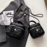 Embroidery Mini Chain Crossbody Bag Single Shoulder Square Bag HZ1024