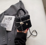 Embroidery Mini Chain Crossbody Bag Single Shoulder Square Bag HZ1024
