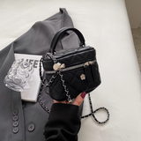 Embroidery Mini Chain Crossbody Bag Single Shoulder Square Bag HZ1024