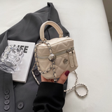 Embroidery Mini Chain Crossbody Bag Single Shoulder Square Bag HZ1024
