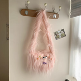 plush messenger bag cute shoulder dumpling bag HZ1024