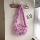 plush messenger bag cute shoulder dumpling bag HZ1024