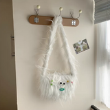 plush messenger bag cute shoulder dumpling bag HZ1024
