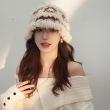 Crochet Plush Wool Hat HZ1024