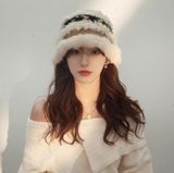 Crochet Plush Wool Hat HZ1024