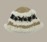 Crochet Plush Wool Hat HZ1024