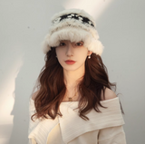 Crochet Plush Wool Hat HZ1024