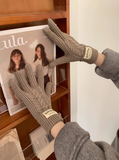screen winter warm knitted gloves HZ1024
