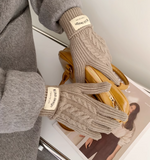 screen winter warm knitted gloves HZ1024