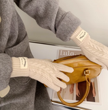 screen winter warm knitted gloves HZ1024