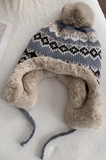 Flower Pattern Warm Beanie HZ1024