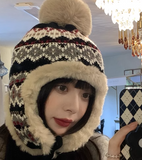 Flower Pattern Warm Beanie HZ1024